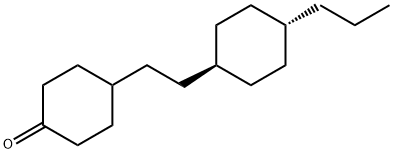 4-[2-(trans-4-Propylcyclohexyl)ethyl]cyclohexanone Struktur