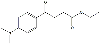 ETHYL 4-[4-(N,N-DIMETHYLAMINO)PHENYL]-4-OXOBUTANOATE Structure