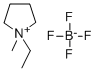 1-ETHYL-1-METHYLPYRROLIDINIUM TETRAFLUOROBORATE Structure