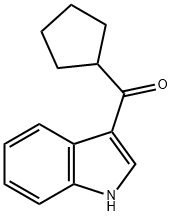 3-(CYCLOPENTANECARBONYL)INDOLE 化学構造式