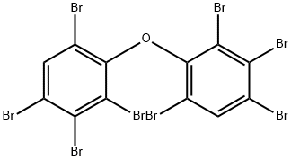 1,1'-オキシビス[2,3,4,6-テトラブロモベンゼン] 化学構造式