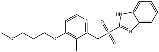 Rabeprazole Sulfone Structure