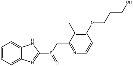 1-Propanol, 3-[[2-[(1H-benzimidazol-2-ylsulfinyl)methyl]-3-methyl-4-pyridinyl]oxy]-|外消旋-O-去甲基雷贝拉唑杂质
