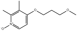 4-(3-メトキシプロポキシ)-2,3-ジメチルピリジン1-オキシド 化学構造式