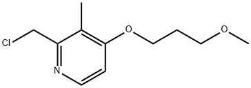 2-Chloromethyl-4-(3-methoxypropoxy)-3-methylpyridin 化学構造式