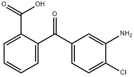 2-(3-氨基-4-氯苯甲酰)苯甲酸, 118-04-7, 结构式