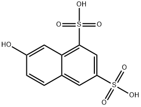 2-Naphthol-6,8-disulfonic acid Struktur