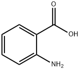 邻氨基苯甲酸 结构式