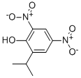 2-イソプロピル-4,6-ジニトロフェノール 化学構造式