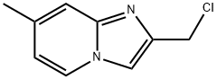 2-(氯甲基)-7-甲基咪唑并[1,2-A]吡啶, 118000-41-2, 结构式