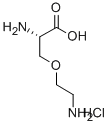 (S)-(+)-2-氨基-3-(2-氨基乙氧基)丙酸赖氨酸 结构式