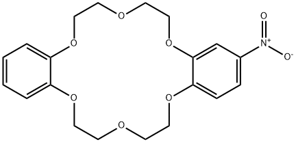 4-ニトロジベンゾ-18-クラウン-6 化学構造式