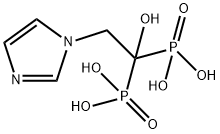 Zoledronic acid Struktur