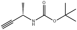 Carbamic acid, [(1S)-1-methyl-2-propynyl]-, 1,1-dimethylethyl ester (9CI) Struktur
