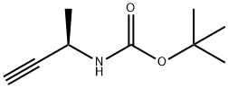 Carbamic acid, (1-methyl-2-propynyl)-, 1,1-dimethylethyl ester, (R)- (9CI) Structure