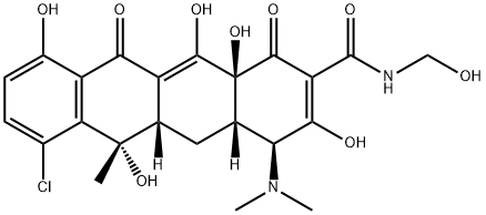氯莫环素, 1181-54-0, 结构式