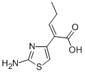 (Z)-2-(2-氨基噻唑-4-基)-2-戊烯酸, 118109-49-2, 结构式