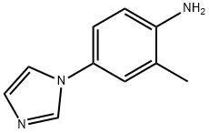 4-(1H-咪唑-1-基)-2-甲基苯胺, 118111-96-9, 结构式