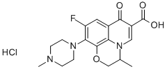 盐酸氧氟沙星, 118120-51-7, 结构式