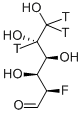 2-FLUORO-2-DEOXY-D-GLUCOSE, [5,6-3H] Structure