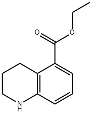 1,2,3,4-Tetrahydroquinoline-5-carboxylic acid ethyl ester Structure