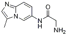 AcetaMide, 2-aMino-N-(3-MethyliMidazo[1,2-a]pyridin-6-yl)- 化学構造式