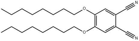 4,5-DIOCTYLOXY-1,2-BENZENEDICARBONITRILE Struktur