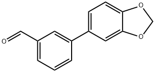 3-(Benzo[1,3]dioxol-5-yl)benzaldehyde 化学構造式