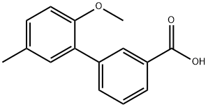 2-Methoxy-5-Methylbiphenyl-3-carboxylic acid Structure