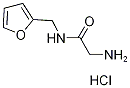 2-Amino-N-(2-furylmethyl)acetamide hydrochloride Structure