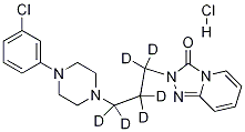 盐酸曲唑酮-D6, 1181578-71-1, 结构式