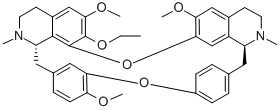 7-O-ethyl fangchinoline Struktur