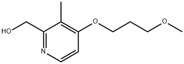 2-Hydroxymethyl-3-methyl-4-(3-methoxy propanoxyl)pyridine Structure