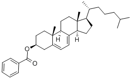 安息香酸コレスタ-5,7-ジエン-3β-イル 化学構造式