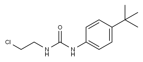 4-tert-butyl-(3-(2-chloroethyl)ureido)benzene 结构式