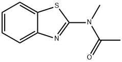 Acetamide, N-2-benzothiazolyl-N-methyl- (9CI) 结构式