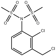 N-(2-Chloro-3-(chloromethyl)phenyl)-N-(methylsulfonyl)methanesulfonamide Struktur