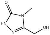 5-(HYDROXYMETHYL)-4-METHYL-2,4-DIHYDRO-3H-1,2,4-TRIAZOL-3-ONE, 1182358-83-3, 结构式