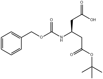 Z-BETA-GLU(OTBU)-OH Struktur