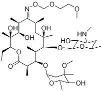 N-デメチルロキシトロマイシン 化学構造式