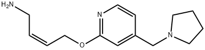 4-[4-(Piperidinomethyl)pyridyl-2-oxy]-cis-2-butenamine Structure