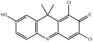 1,3-二氯-7-羟基-9,9-二甲基-2(9H)-吖啶酮 结构式