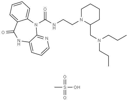 BRL44408马来酸盐, 118290-27-0, 结构式