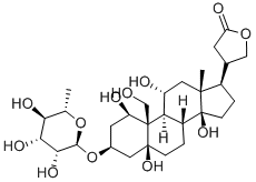 二氢乌本(箭毒)苷, 1183-35-3, 结构式