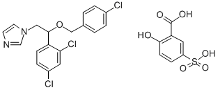 Econazole sulfosalicylate Struktur