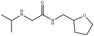 Acetamide, 2-[(1-methylethyl)amino]-N-[(tetrahydro-2-furanyl)methyl]- Structure