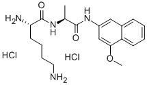 LYS-ALA 4-METHOXY-BETA-NAPHTHYLAMIDE DIHYDROCHLORIDE Structure