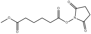 アジピン酸メチルN-スクシンイミジル 化学構造式