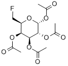1,2,3,4-TETRA-O-ACETYL-6-DEOXY-6-FLUORO-ALPHA-D-GALACTOPYRANOSE 结构式