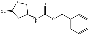 Benzyl (R)-5-oxotetrahydrofuran-3-ylcarbamate Struktur